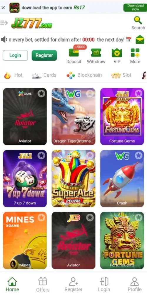 JZ7 77 Game