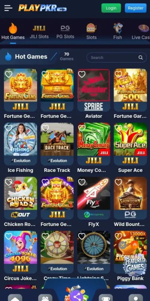 PLAYPKR  Game