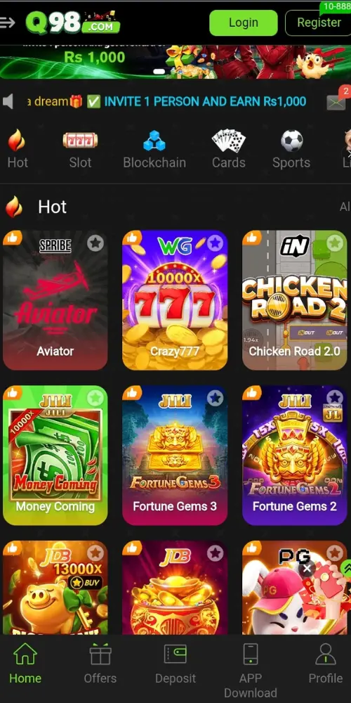 Q98 Game
