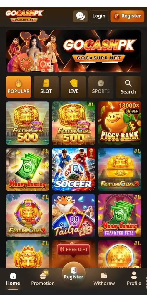 GOCASHPK Game