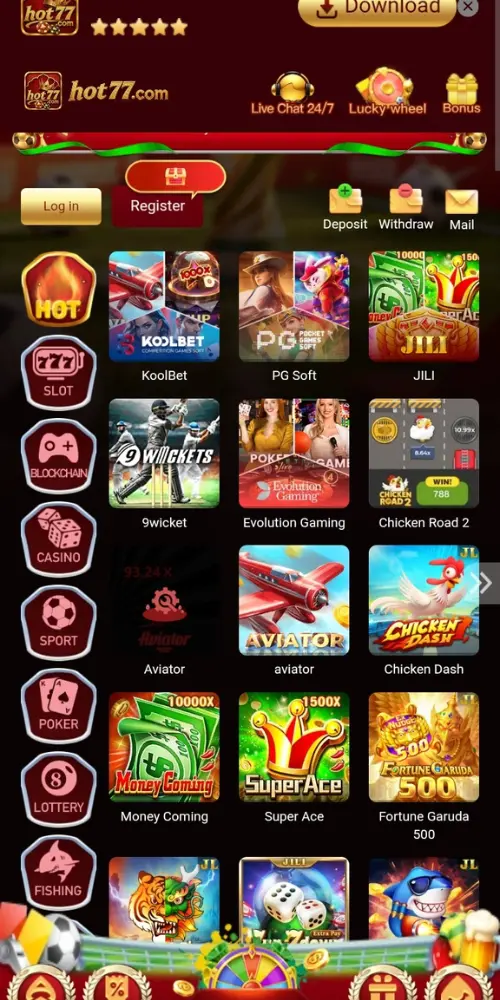 Hot77 Game